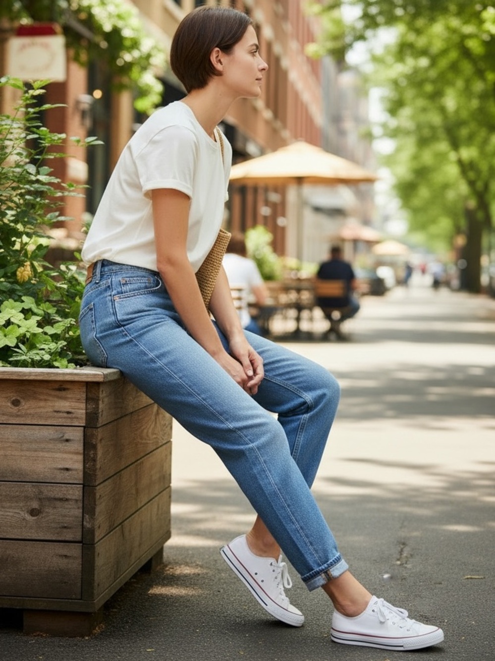 Madewell Jeans Women’s Size 27 Balloon Style High Rise Medium Wash Casual Comfy